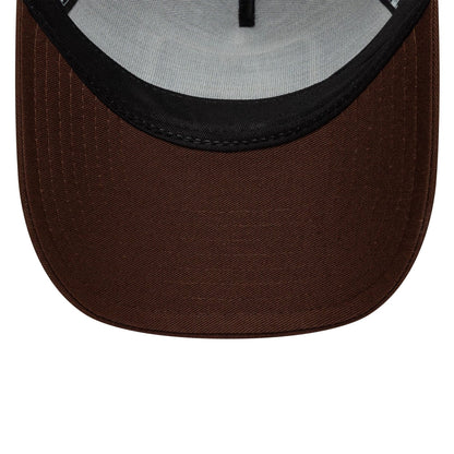 Pictured is this New Era Patch 9FORTY A-Frame Trucker in brown. 5