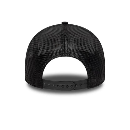 Pictured is this New Era Graphic 9FORTY M-Crown A-Frame Trucker in black. 4