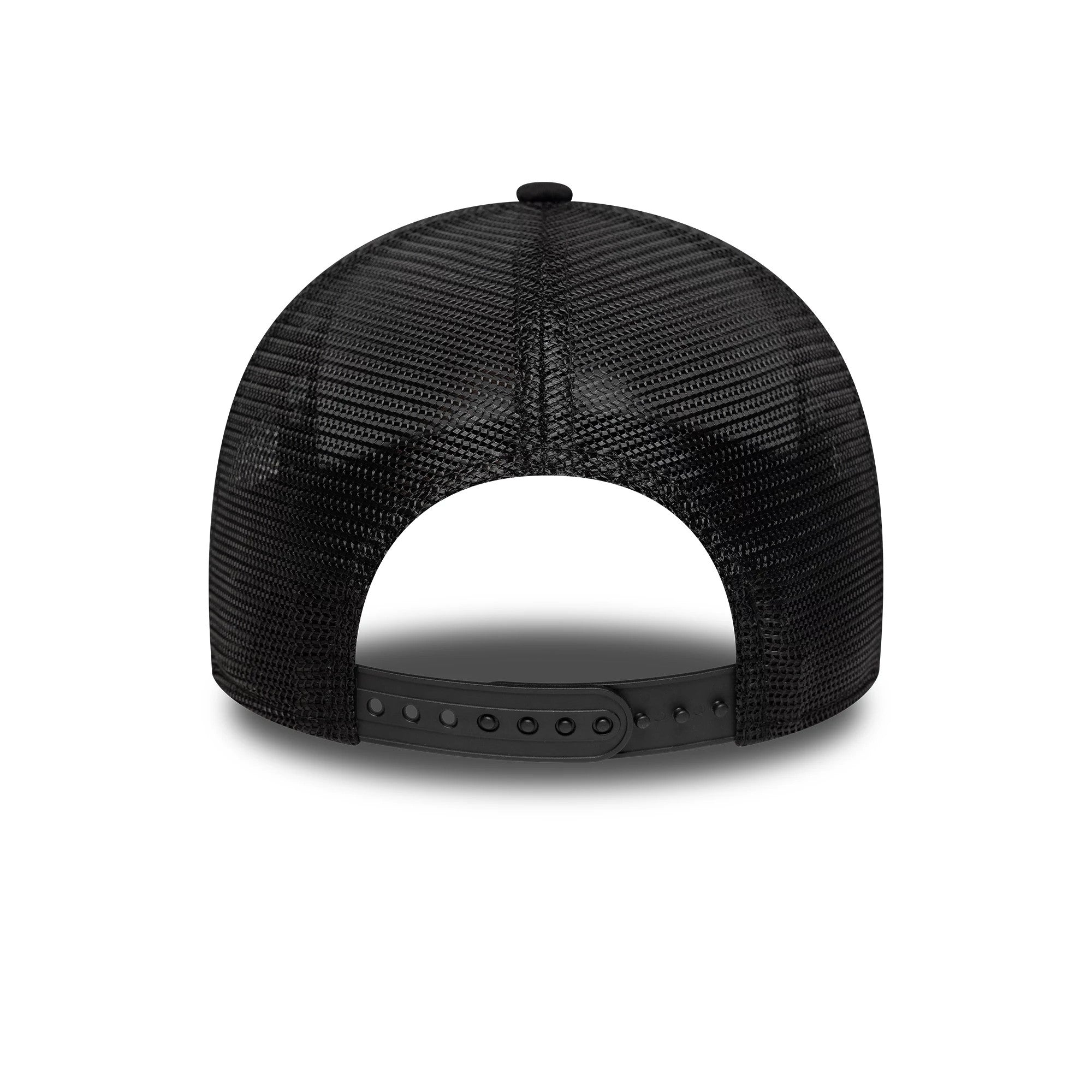 Pictured is this New Era Graphic 9FORTY M-Crown A-Frame Trucker in black. 4