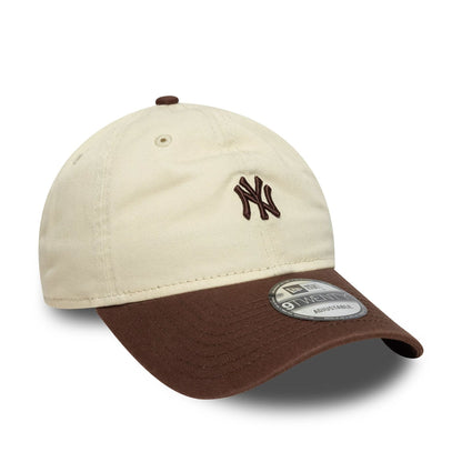 Pictured is this MLB Mini Logo New York Yankees 9TWENTY in Dark Brown. 3