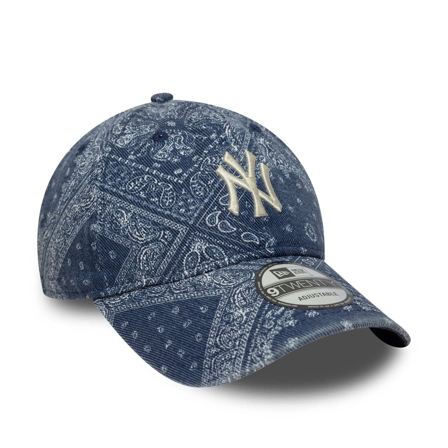 Pictured is this MLB Washed Paisley New York Yankees 9TWENTY in navy. 3