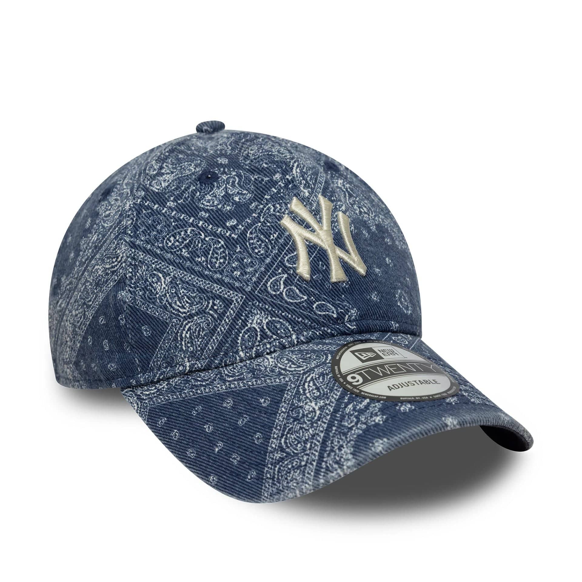 Pictured is this MLB Washed Paisley New York Yankees 9TWENTY in navy. 3