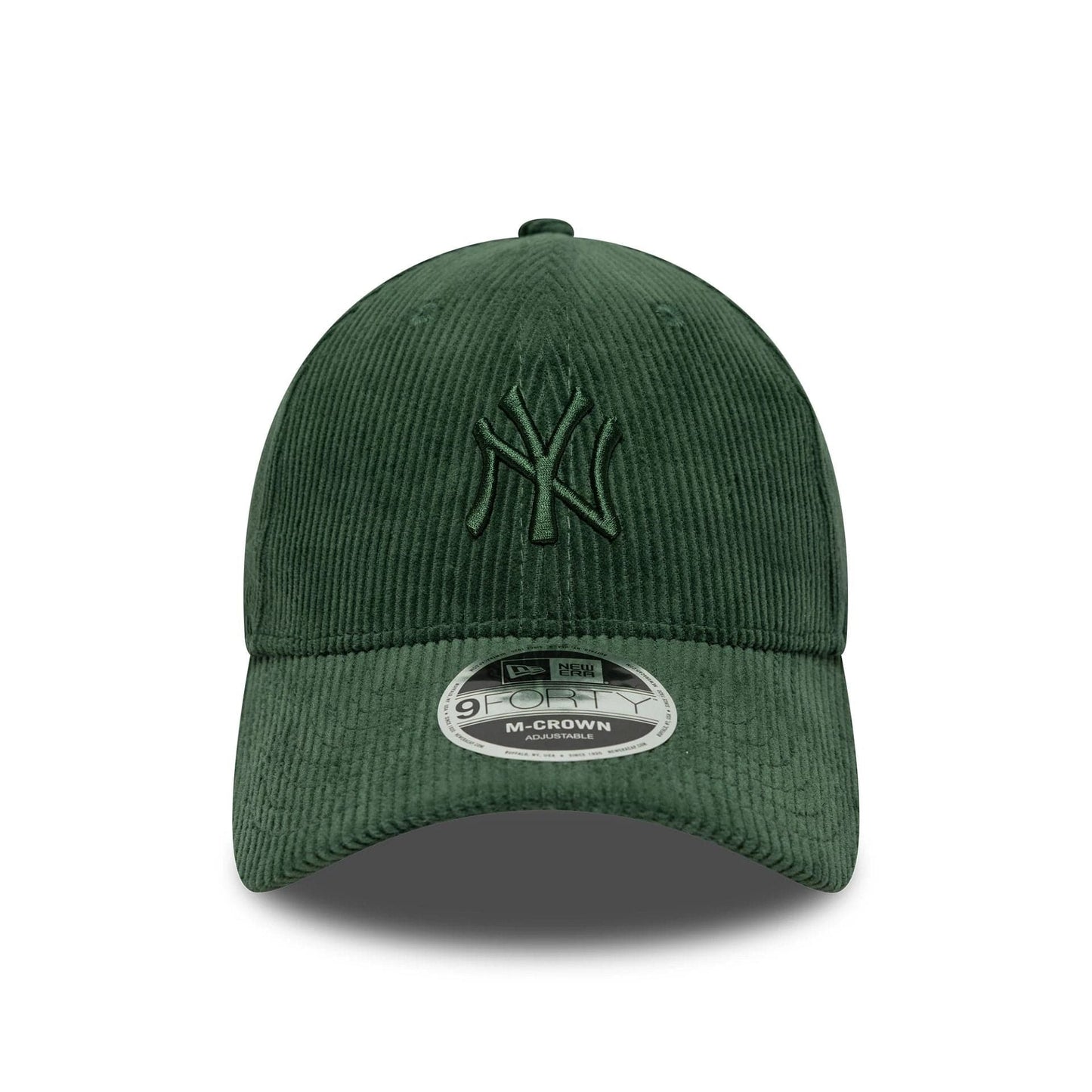 Pictured is this MLB Cord New York Yankees 9FORTY M-Crown in dark green. 2