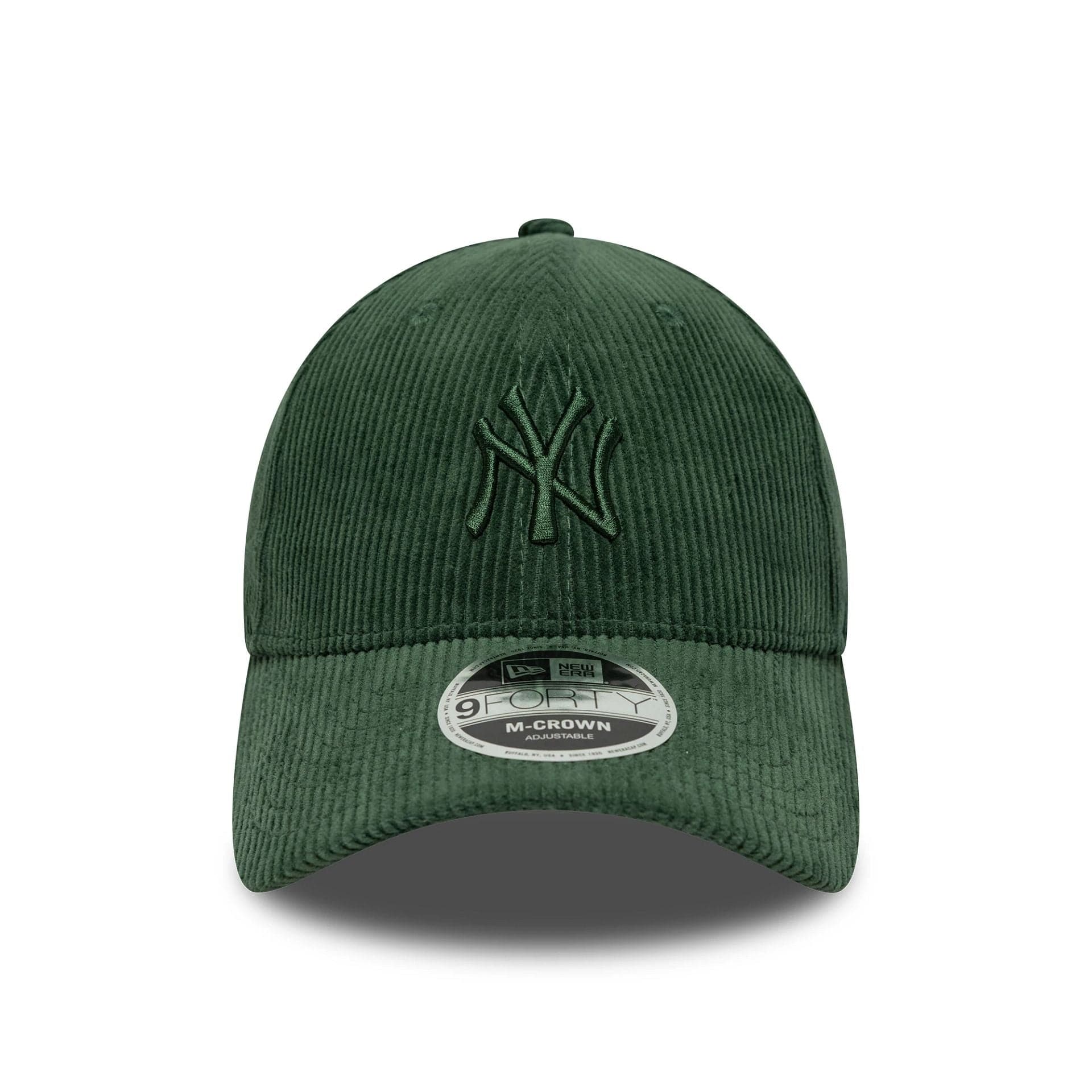 Pictured is this MLB Cord New York Yankees 9FORTY M-Crown in dark green. 2