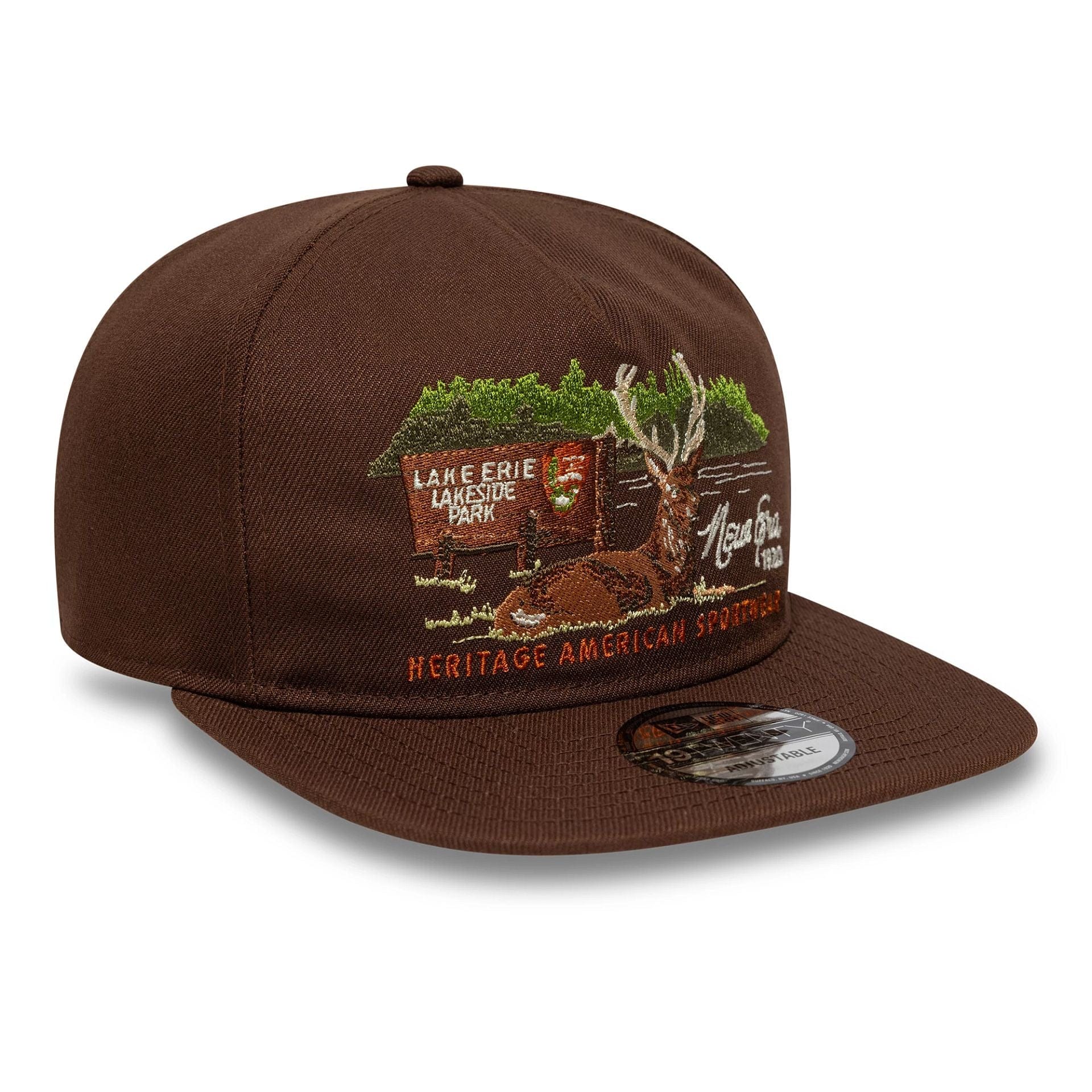 Pictured is this New Era Outdoor Graphic 19TWENTY cap in brown. 3