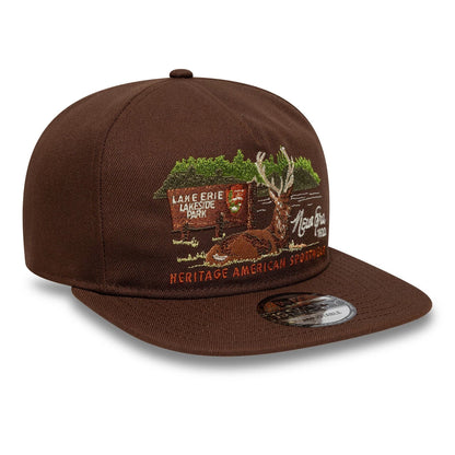 Pictured is this New Era Outdoor Graphic 19TWENTY cap in brown. 3