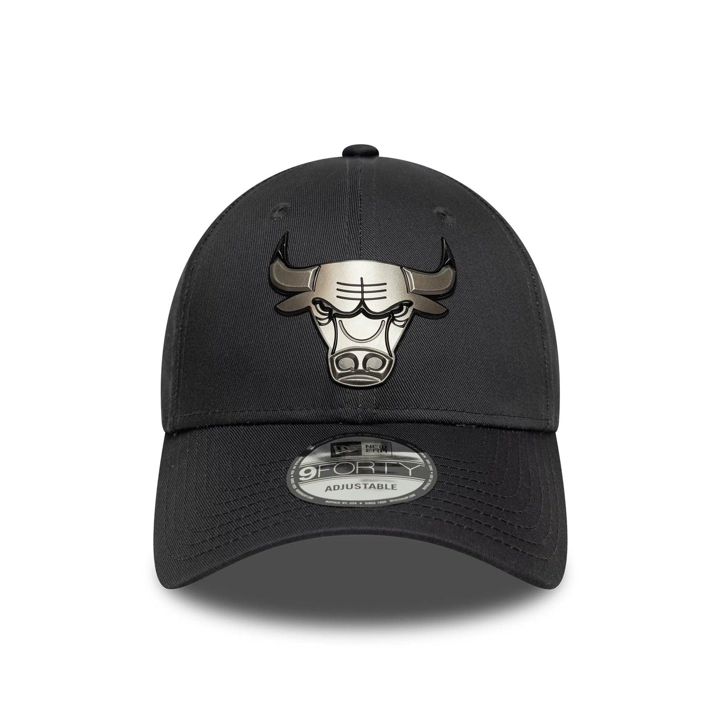 Pictured is this NBA Metallic Chicago Bulls 9FORTY in charcoal. 2