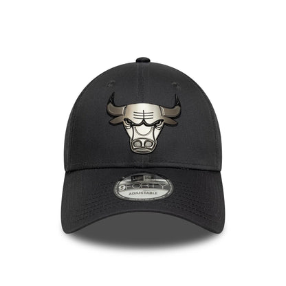 Pictured is this NBA Metallic Chicago Bulls 9FORTY in charcoal. 2