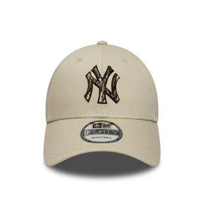 Pictured is this MLB Outline Camo New York Yankees 9FORTY in Cream. 2