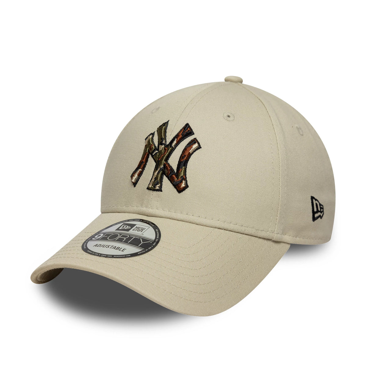 Pictured is this MLB Outline Camo New York Yankees 9FORTY in Cream. 1