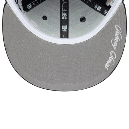 Pictured is this MLB Subway Series New York Yankees 59FIFTY Fitted cap in navy. 2