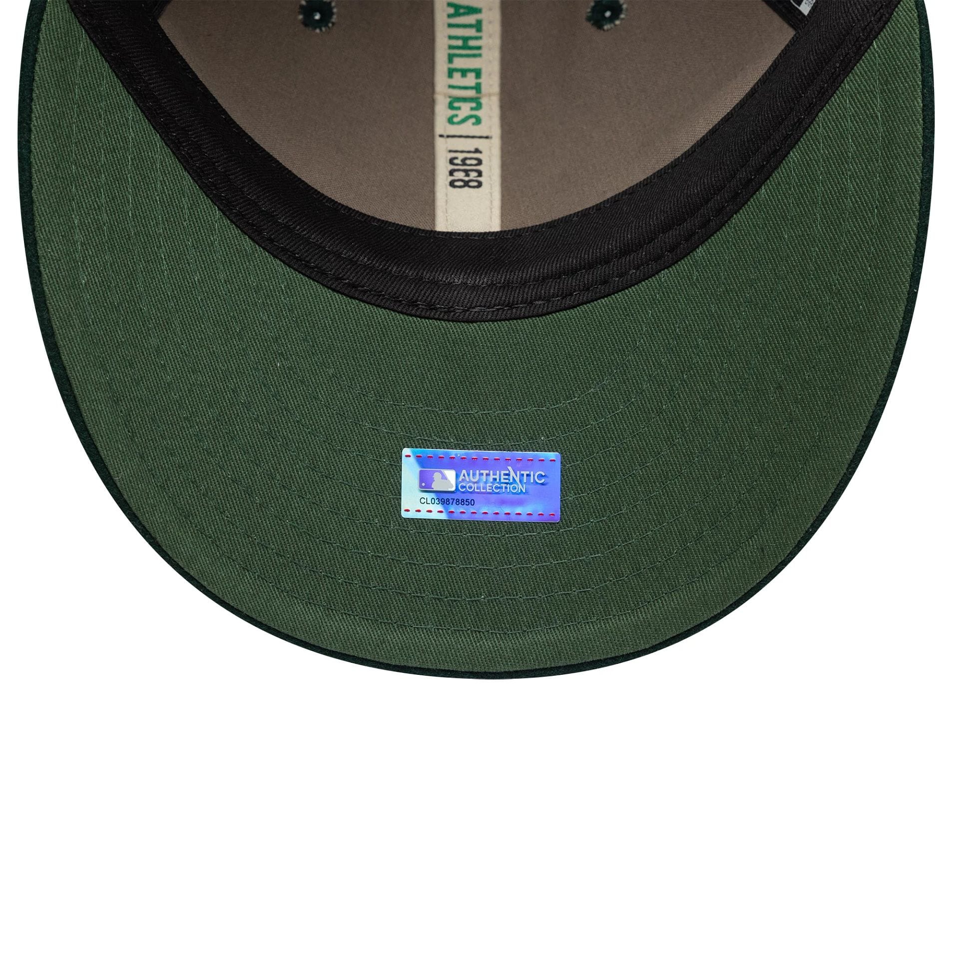 MLB Heritage Athletics Dark Green Retro Crown 9FIFTY Cap | NEC UK
