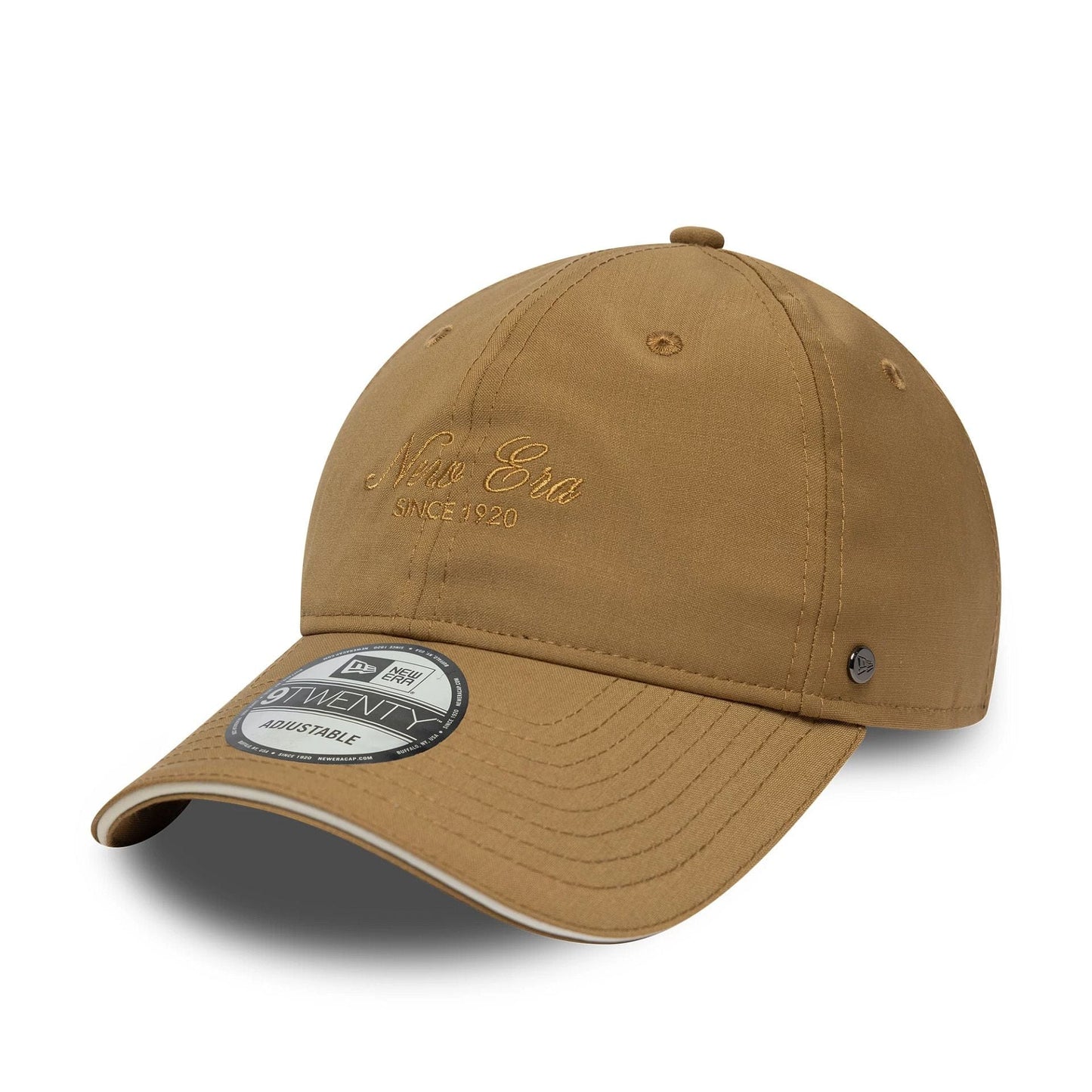 Pictured is this New Era Heritage 9TWENTY in light beige. 1