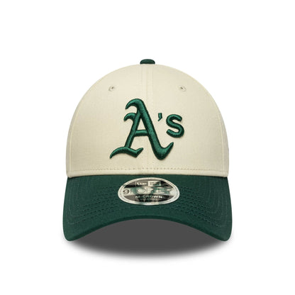 Pictured is this MLB Athletics 9FORTY M-Crown in light beige. 2