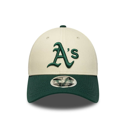 Pictured is this MLB Athletics 9FORTY M-Crown in light beige. 2