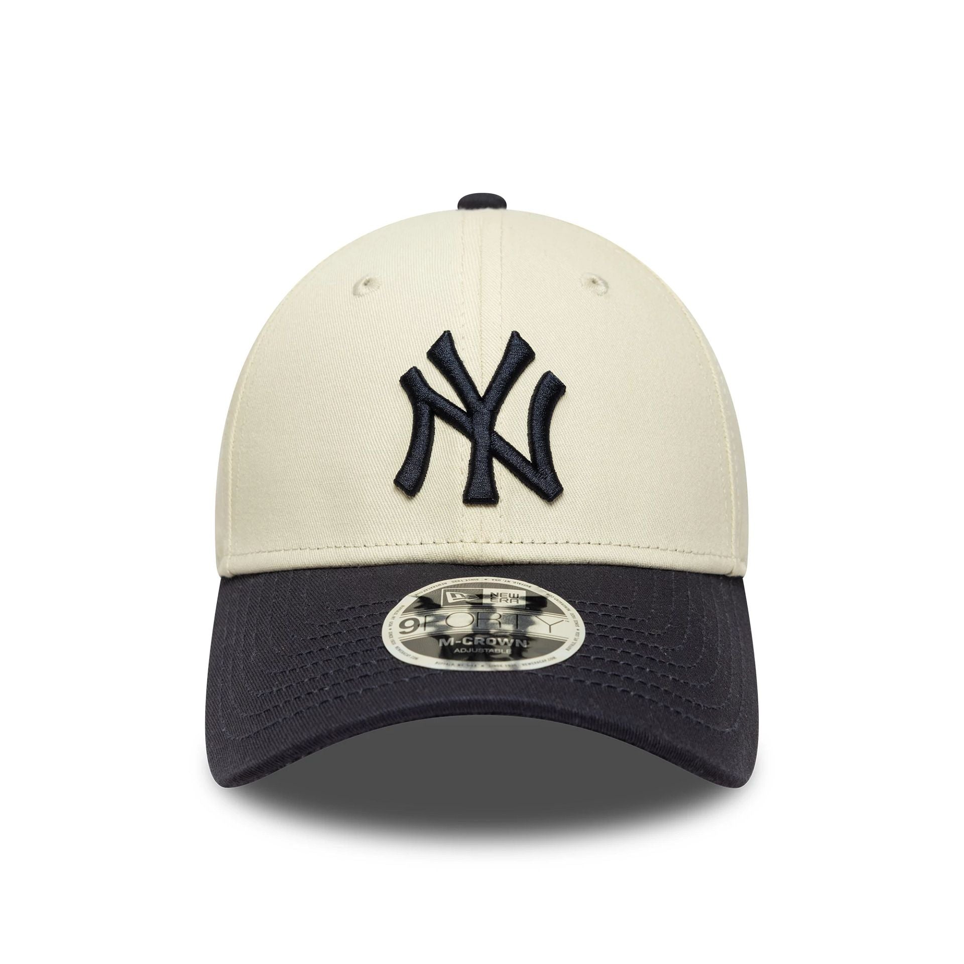 Pictured is this MLB New York Yankees 9FORTY M-Crown in light beige. 2