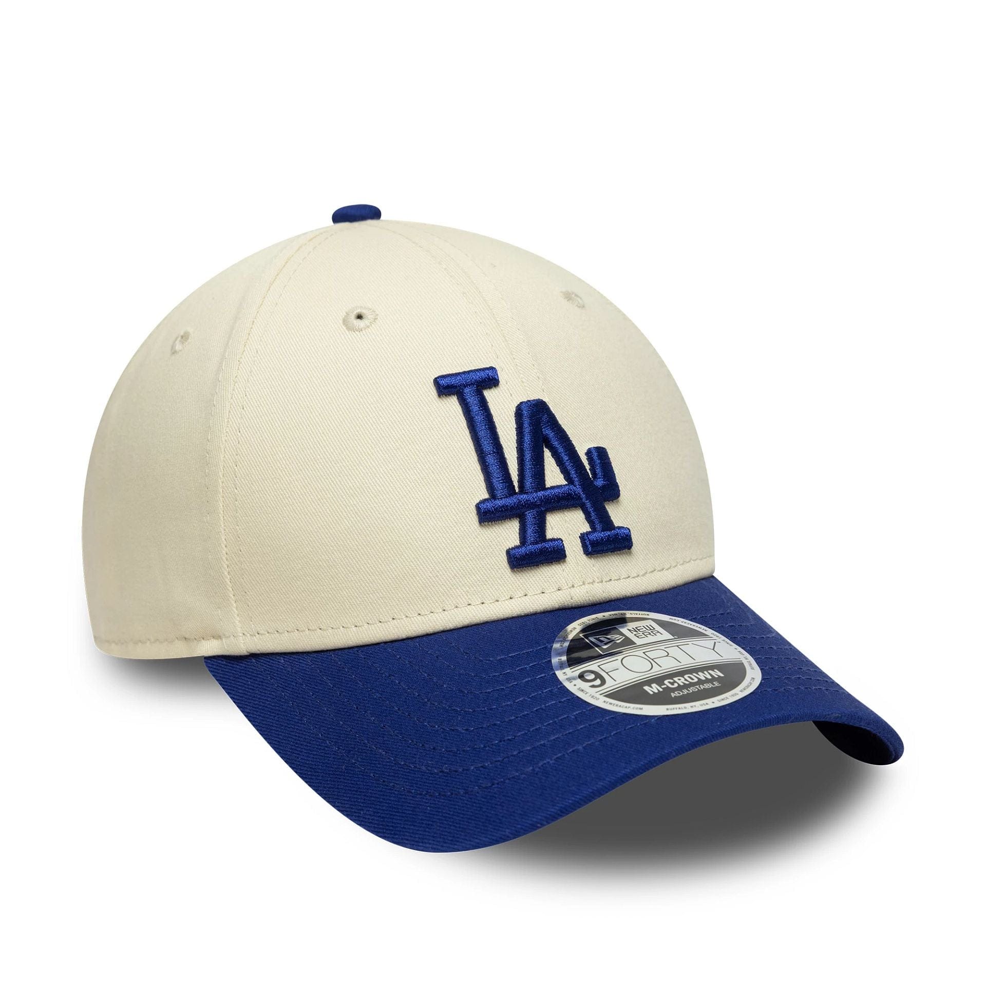 Pictured is this MLB LA Dodgers 9FORTY M-Crown in light beige. 3