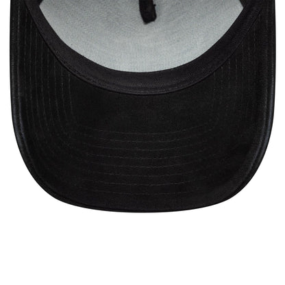 Pictured is this New Era Suede 9FORTY E-Frame in black. 5