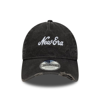 Pictured is this New Era Pigment Wash 9TWENTY A-Frame in black. 2