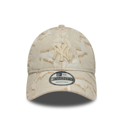 Pictured is this MLB Floral New York Yankees 9TWENTY cap in Cream. 2
