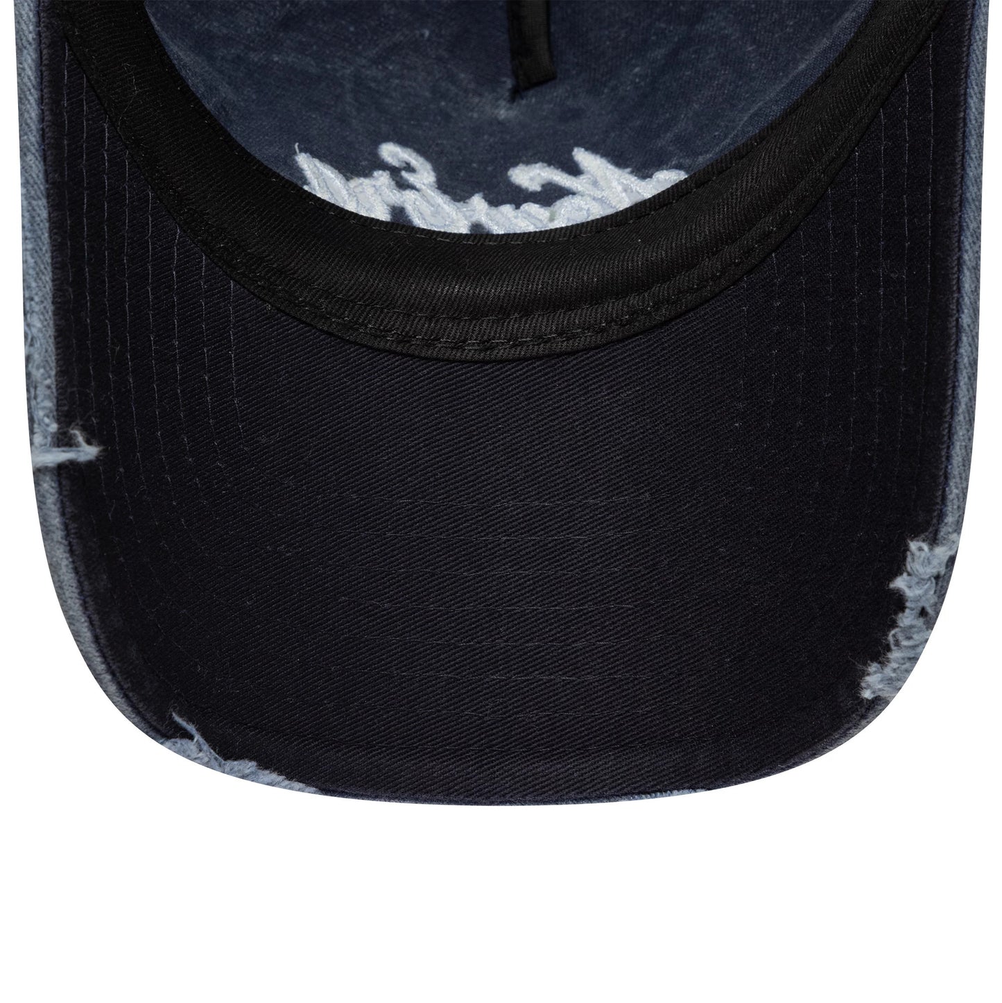 Pictured is this New Era Pigment Wash 9TWENTY A-Frame in navy. 5