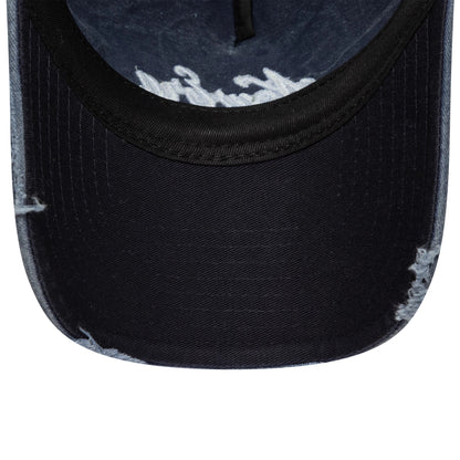 Pictured is this New Era Pigment Wash 9TWENTY A-Frame in navy. 5