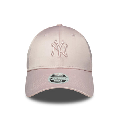 Pictured is this Womens MLB Satin New York Yankees 9FORTY in pastel pink. 2