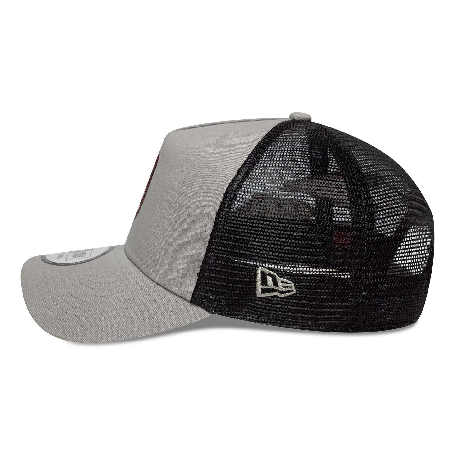 Pictured is this AC Milan Patch 9FORTY A-Frame Trucker in grey. 6