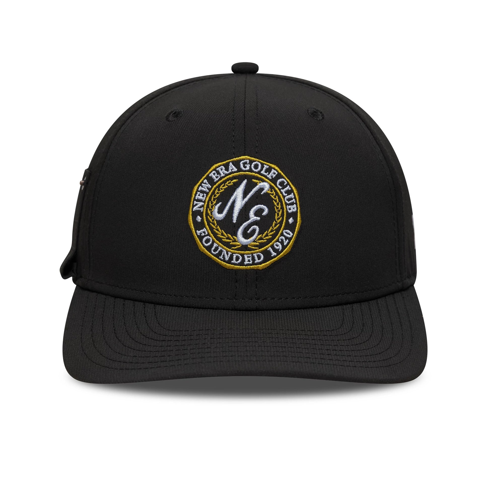 Pictured is this New Era Technical 9SEVENTY Stretch Snap cap in black. 2