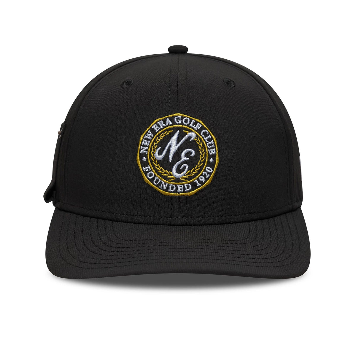 Pictured is this New Era Technical 9SEVENTY Stretch Snap cap in black. 2