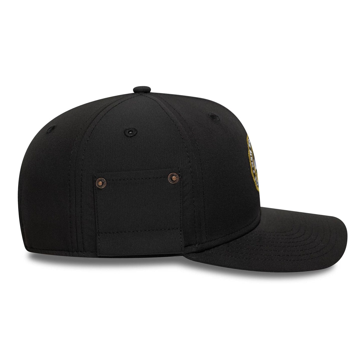 Pictured is this New Era Technical 9SEVENTY Stretch Snap cap in black. 5