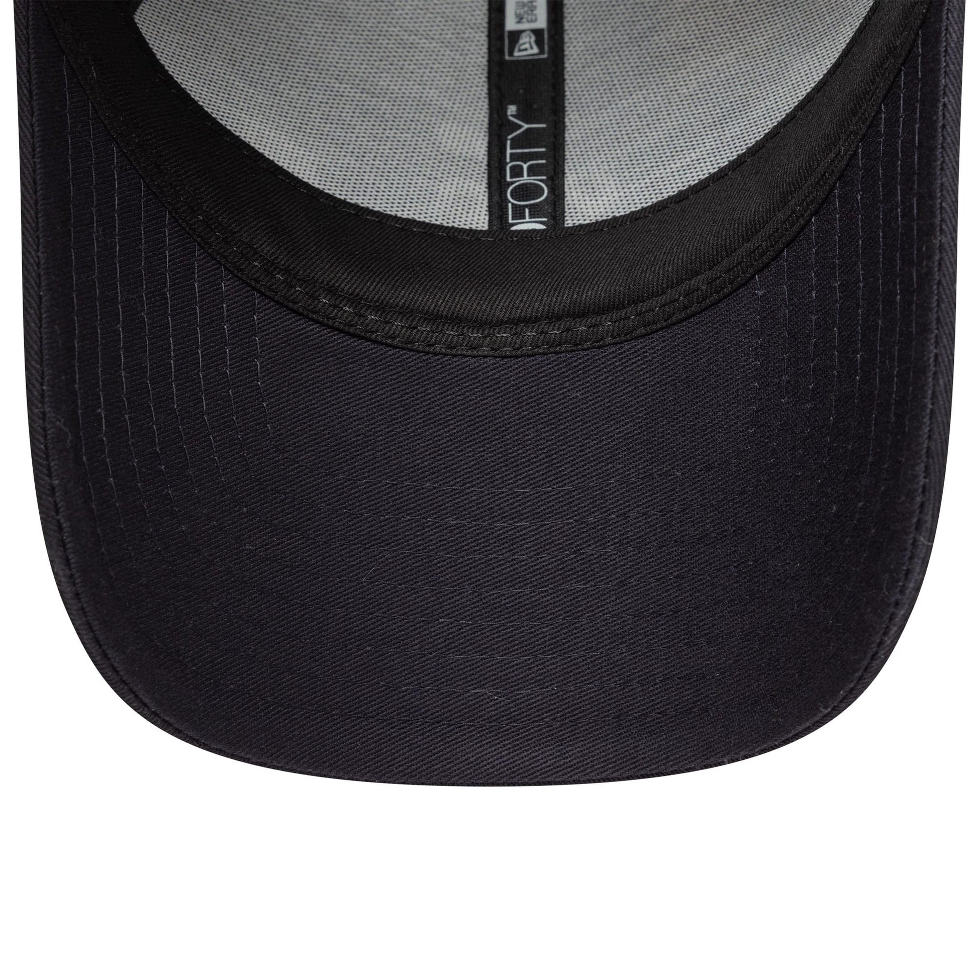 Pictured is this New Era All Over Print 9FORTY M-Crown cap in navy. 5