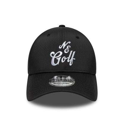 Pictured is this New Era Technical 39THIRTY Stretch Fit cap in black. 2