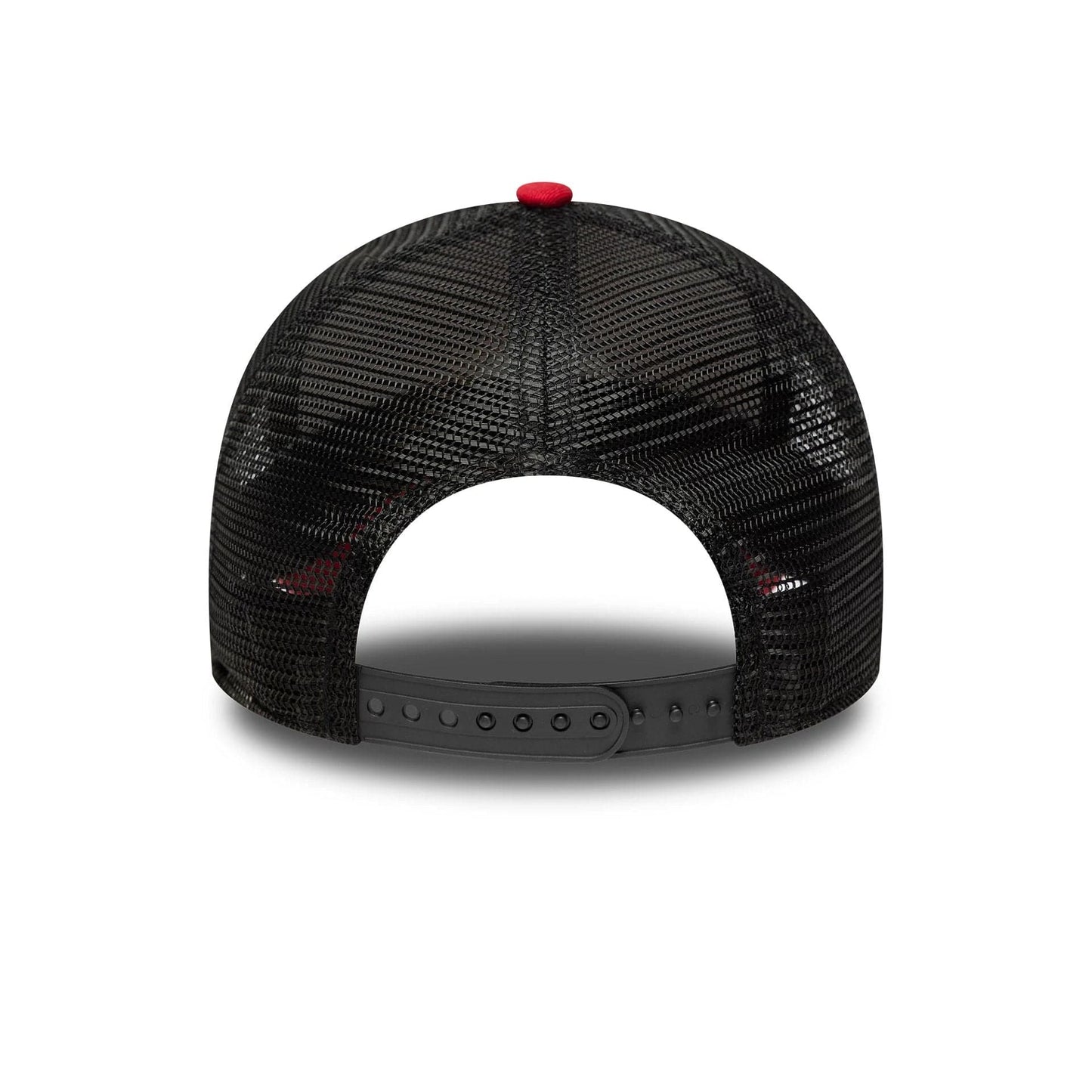 Pictured is this Ducati Motor Logo 9FORTY E-Frame Trucker in dark red. 4