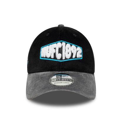 Pictured is this Newcastle United FC Cord 39THIRTY Stretch Fit in black. 2