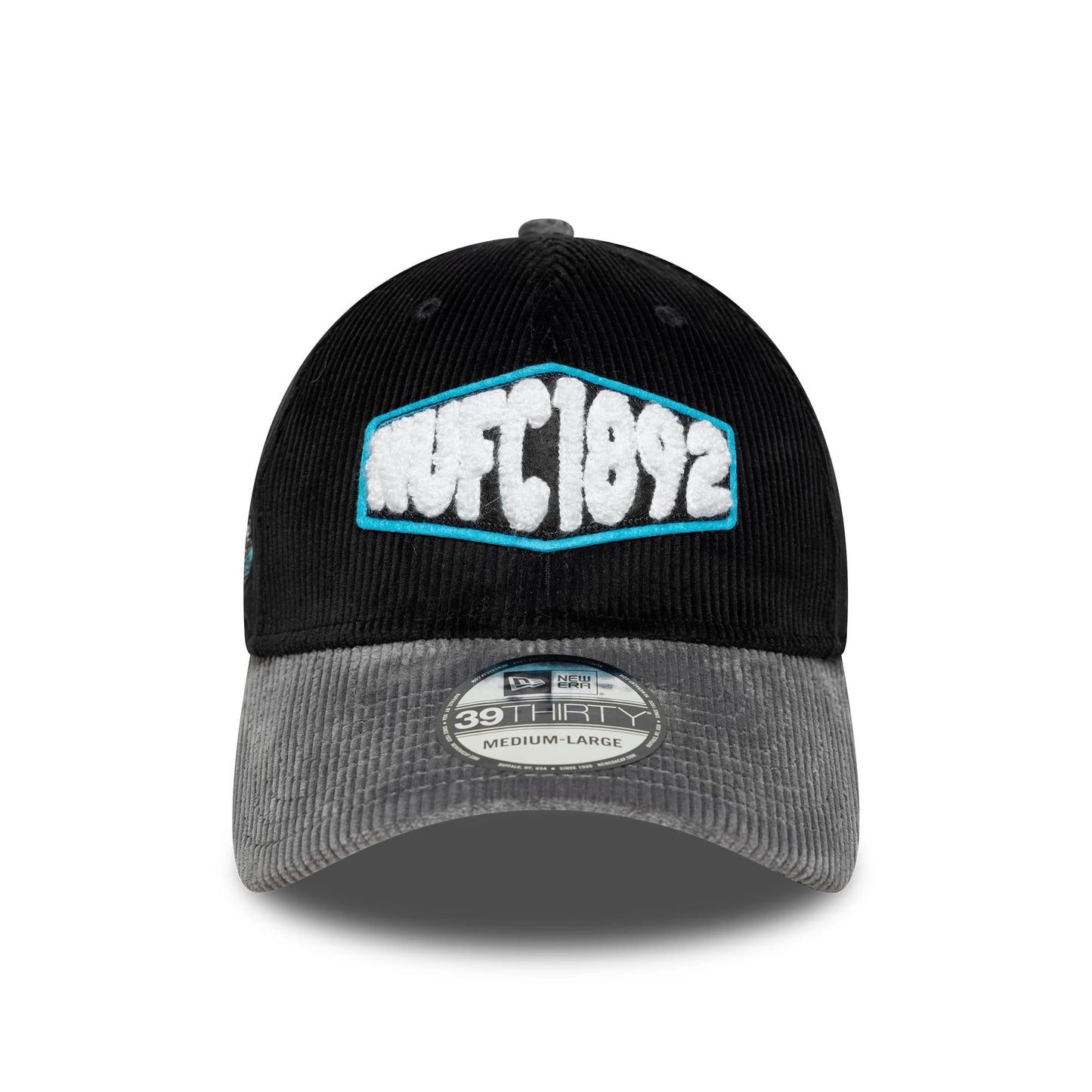 Pictured is this Newcastle United FC Cord 39THIRTY Stretch Fit in black. 2