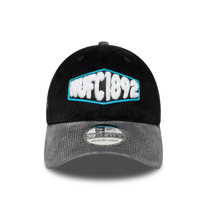 Pictured is this Newcastle United FC Cord 39THIRTY Stretch Fit in black. 2