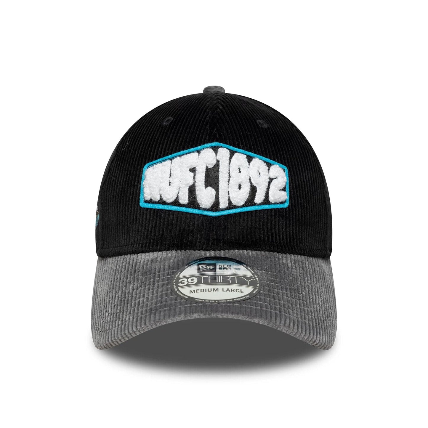 Pictured is this Newcastle United FC Cord 39THIRTY Stretch Fit in black. 2