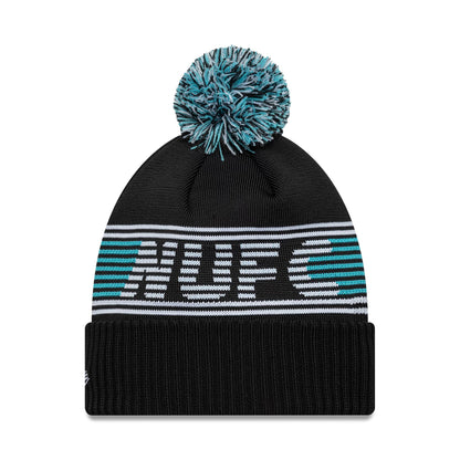 Pictured is this Newcastle United FC Bobble Knit Beanie in black. 2