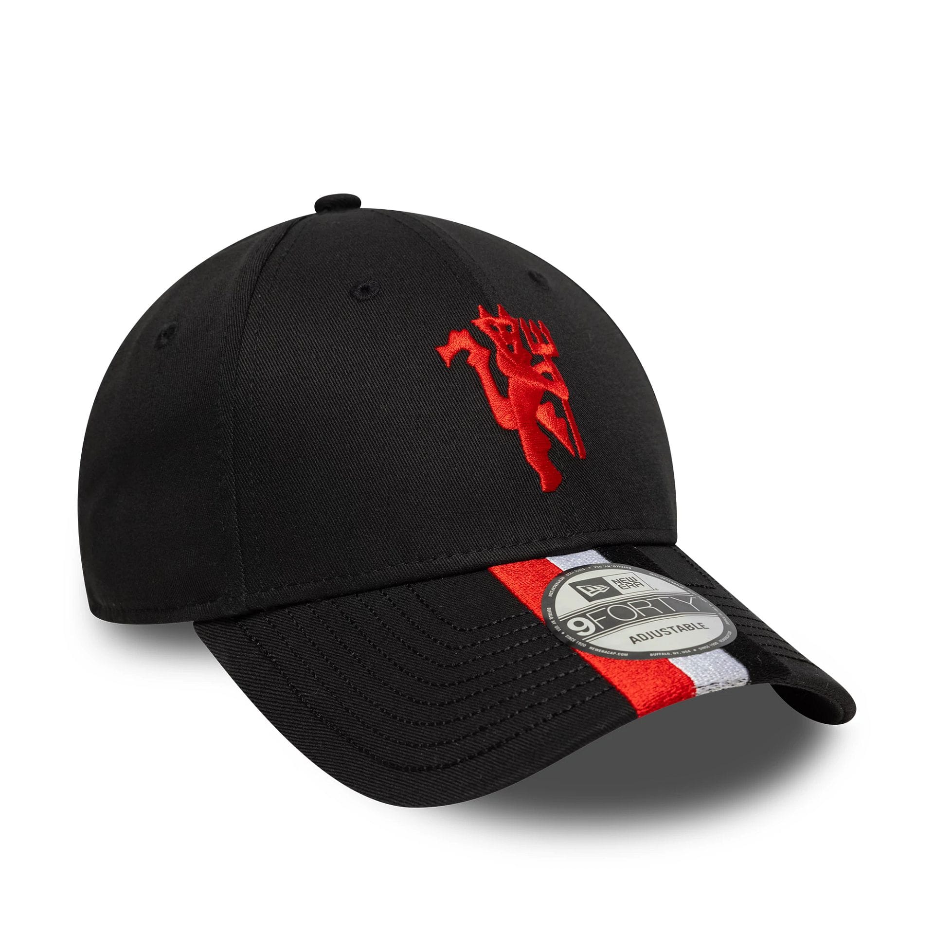 Pictured is this Manchester United FC Stripe 9FORTY in black. 3