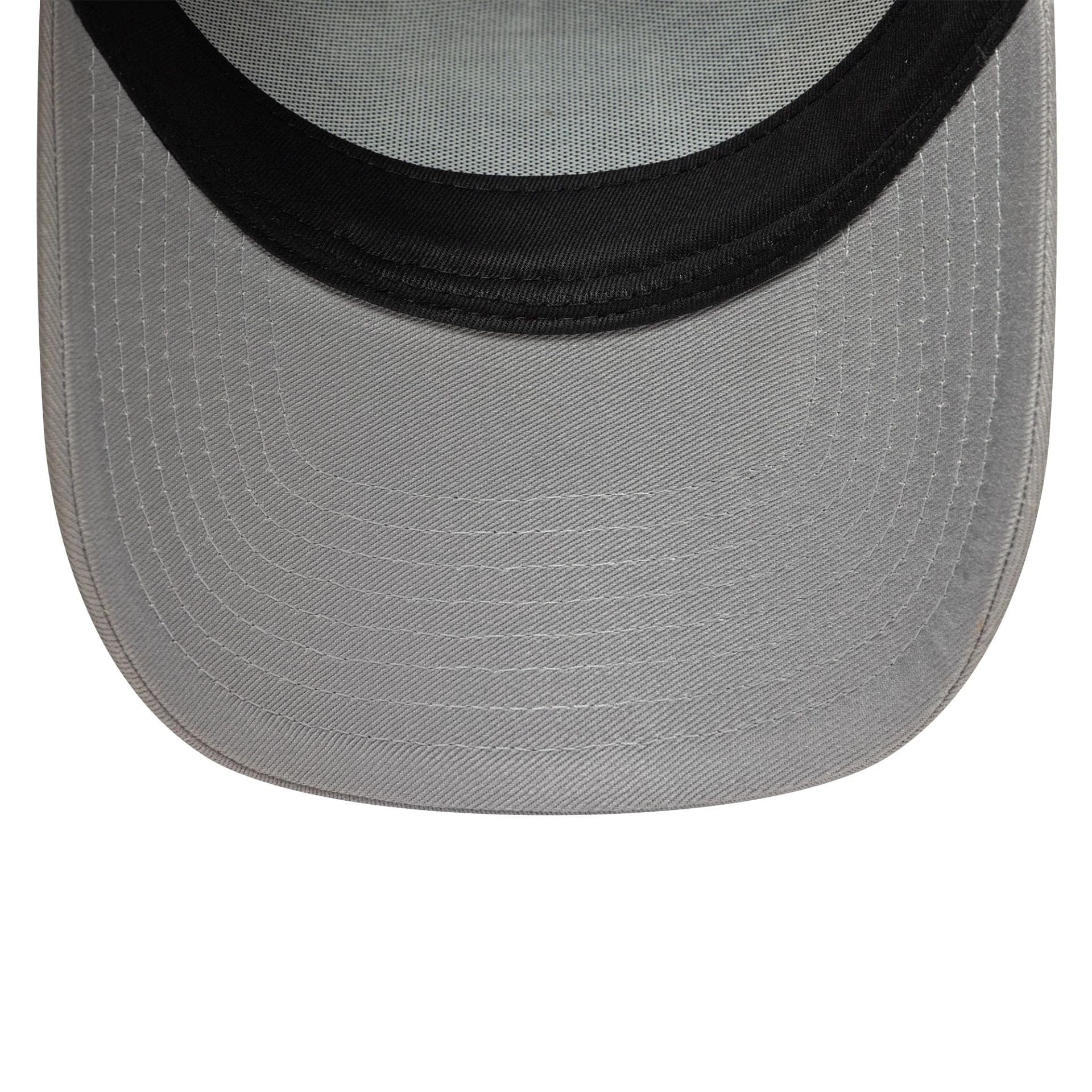 Pictured is this Core Ryder Cup Europe 2027 9FORTY A-Frame Trucker cap in grey. 6