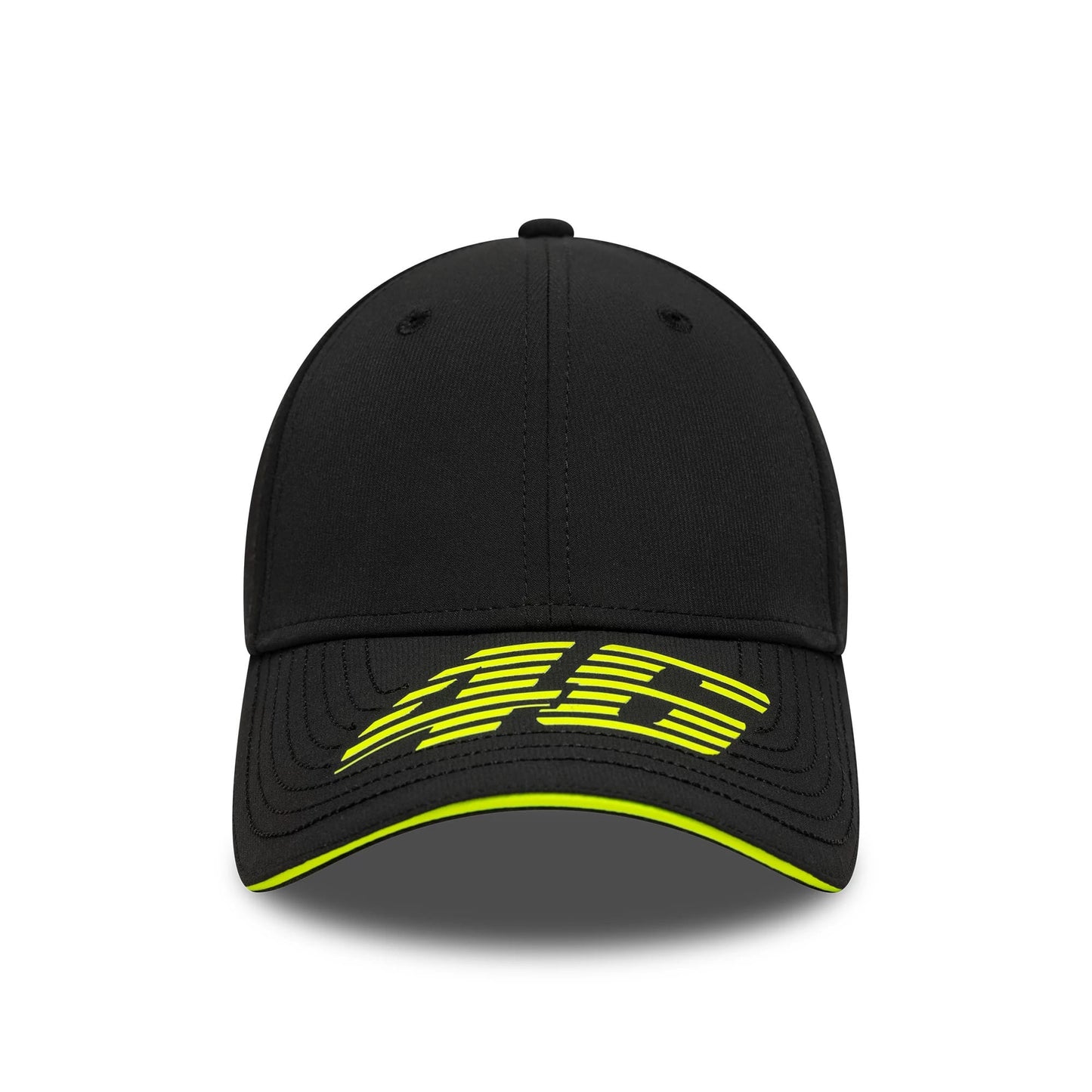 Pictured is this Recycled Stripe VR46 9FORTY in black. 2