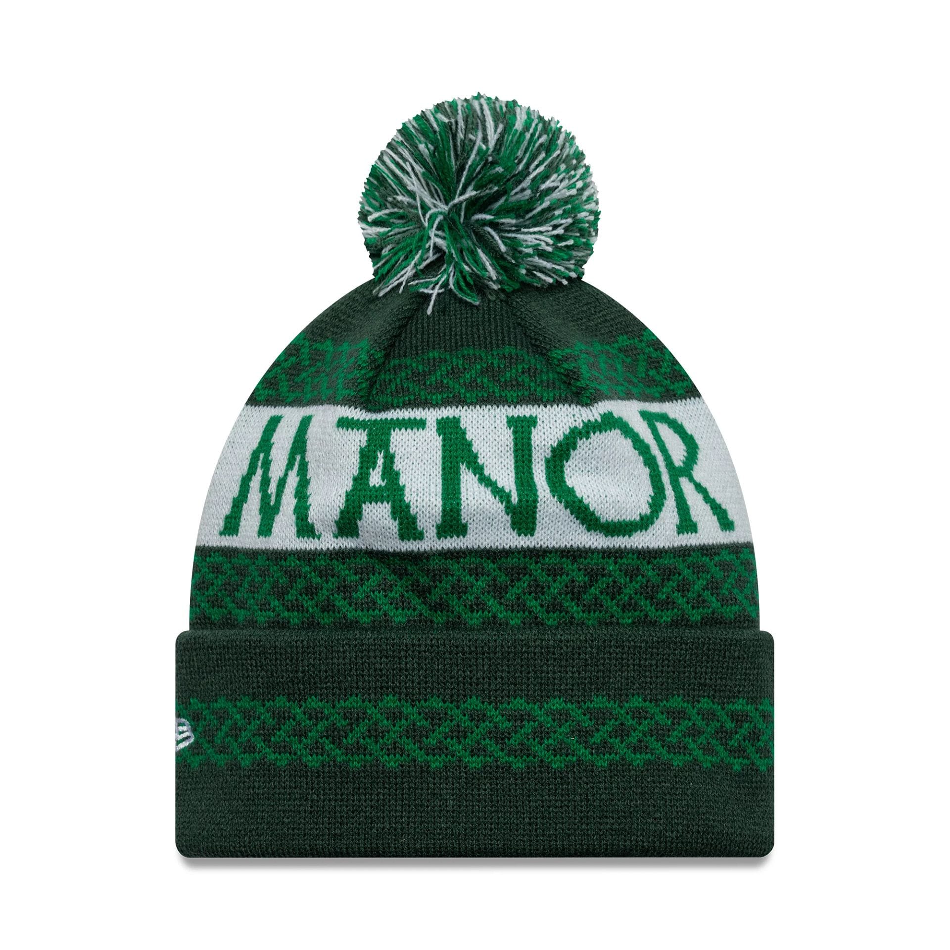 Adare Manor Ryder Cup Europe 2027 Green Bobble Knit Beanie Cap