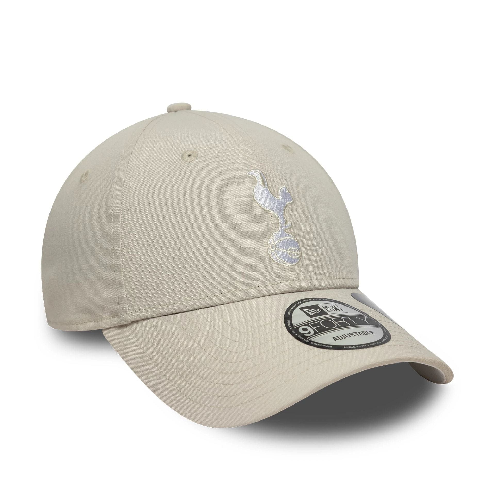 Pictured is this Repreve® Tottenham Hotspur FC 9FORTY Adjustable cap in cream. 4