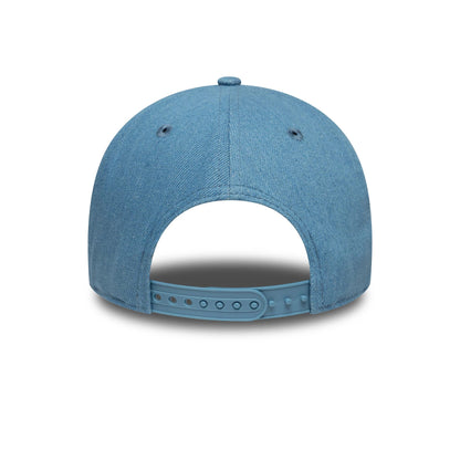 Pictured is this Denim VR46 9FORTY M-Crown in open blue. 4