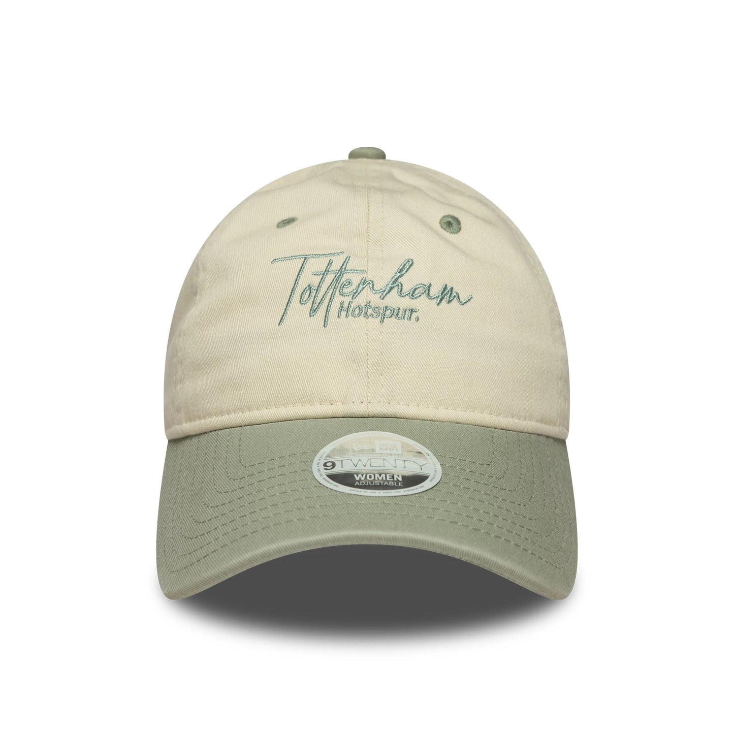 Pictured is this Womens Tottenham Hotspur FC Wordmark 9TWENTY in cream. 2