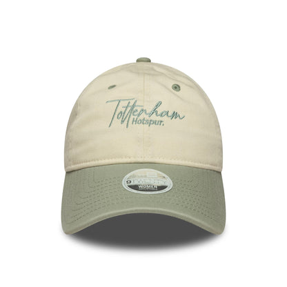 Pictured is this Womens Tottenham Hotspur FC Wordmark 9TWENTY in cream. 2