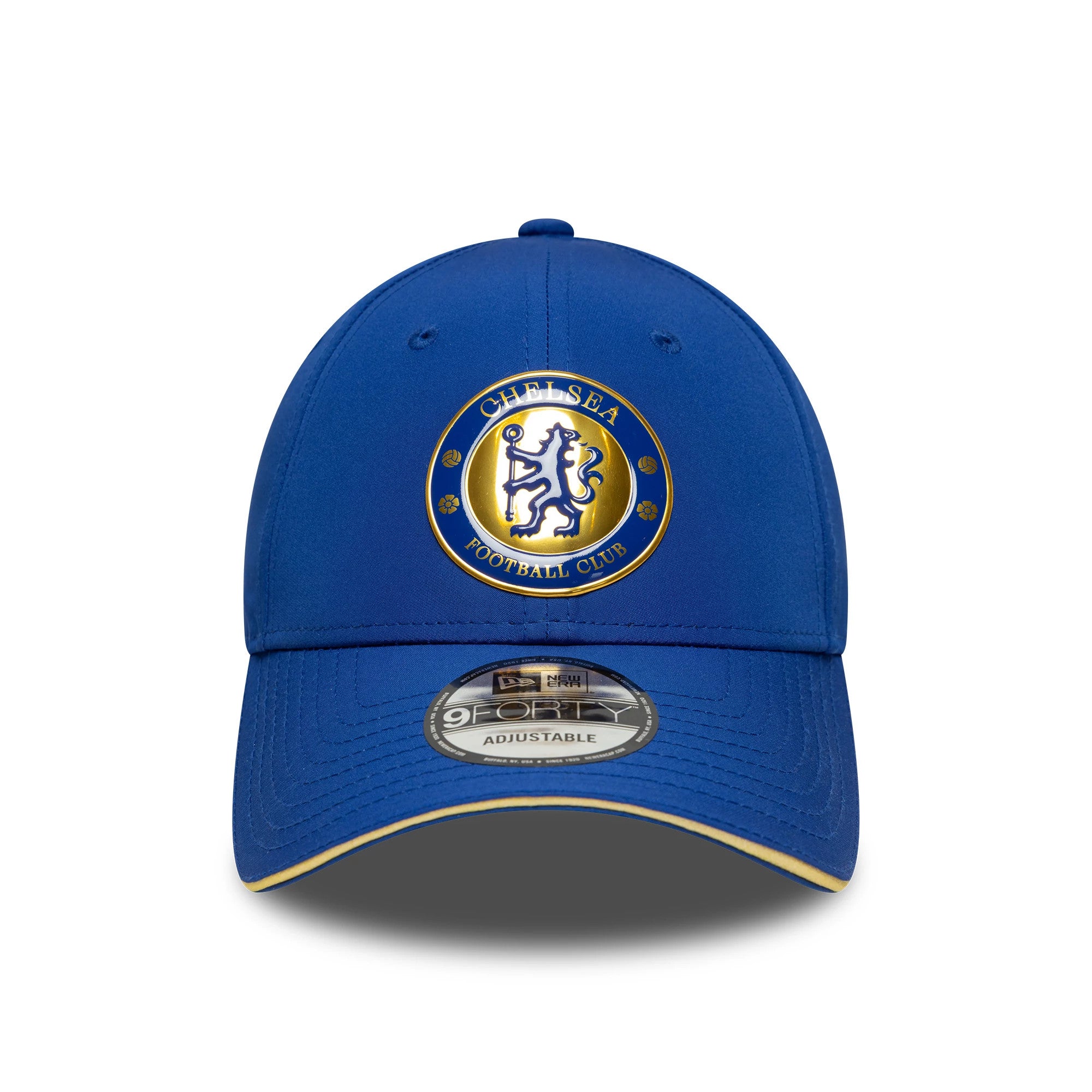 Pictured is this Chelsea FC Lion Crest Retro 9FORTY in blue. 2