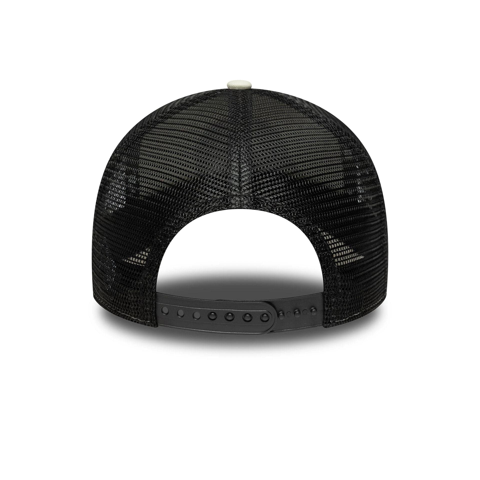 Pictured is this MoneyGram Haas F1 9FORTY A-Frame Trucker in Cream. 4