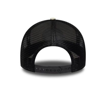 Pictured is this TGR Haas F1 9FORTY A-Frame Trucker in Cream. 4